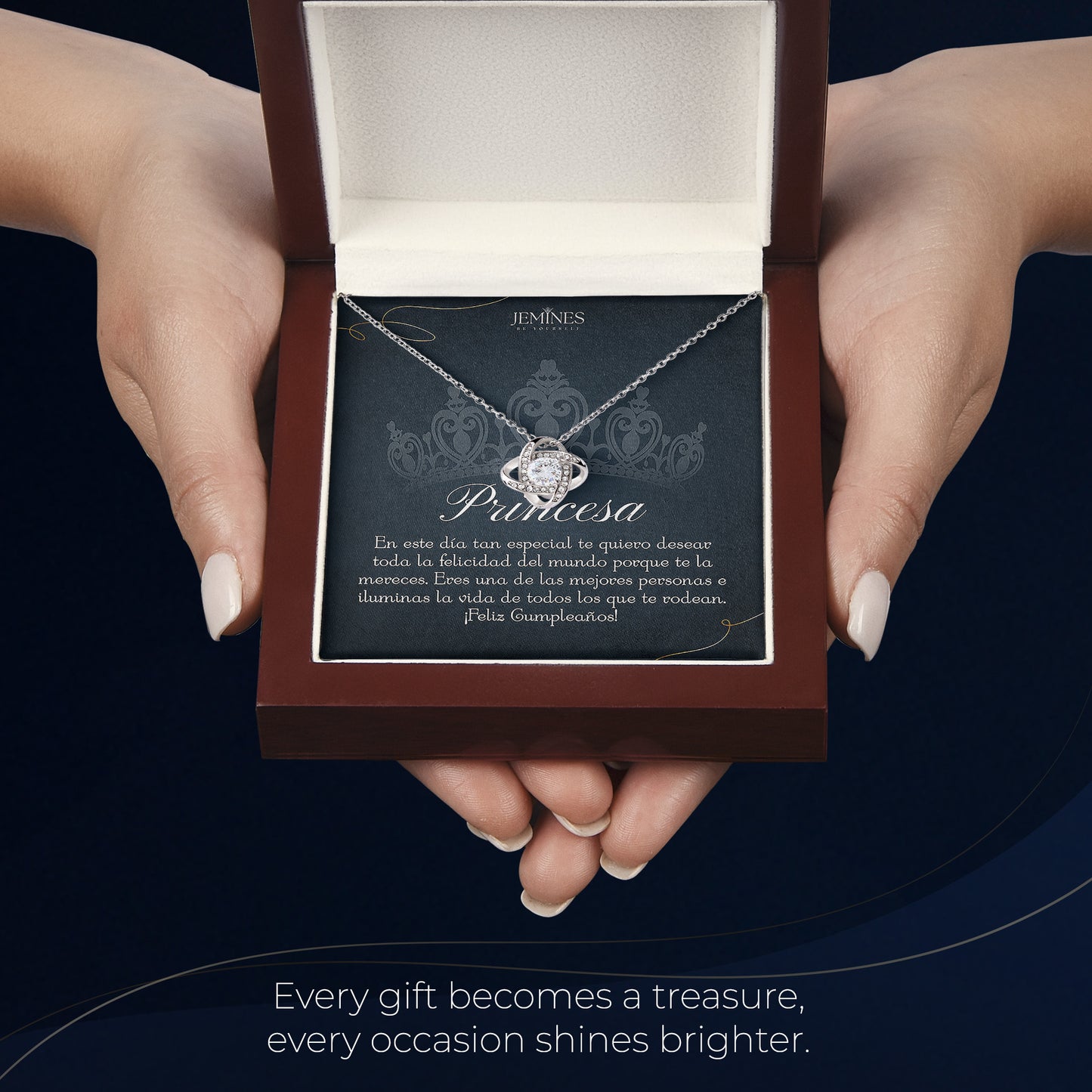 Princesa Love Knot Necklace Elegant Gifts