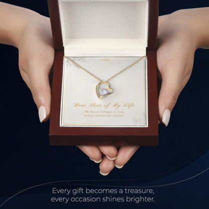 Forever Love Gold Necklace Elegant Gifts