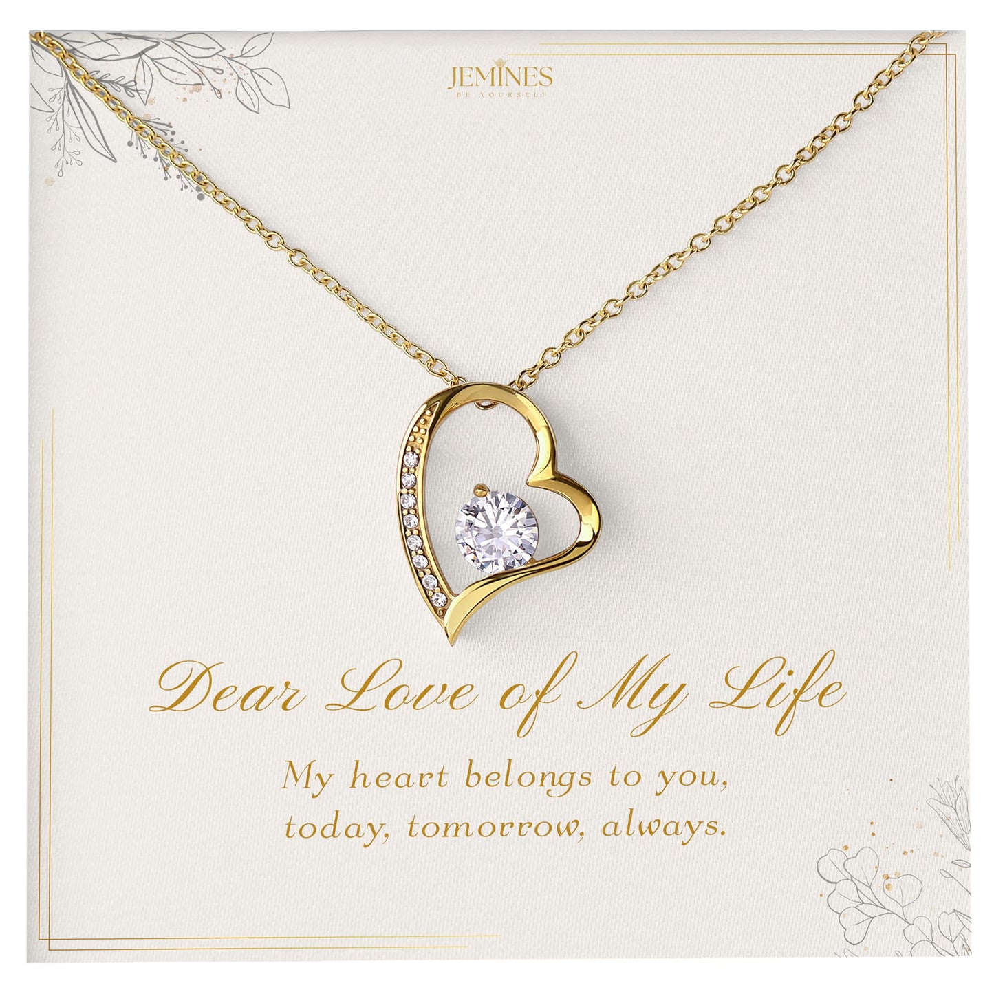 Forever Love Gold Necklace Elegant Gifts