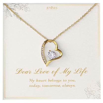 Forever Love Gold Necklace Elegant Gifts