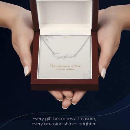 Custom Signature Name Necklace Elegant Gifts