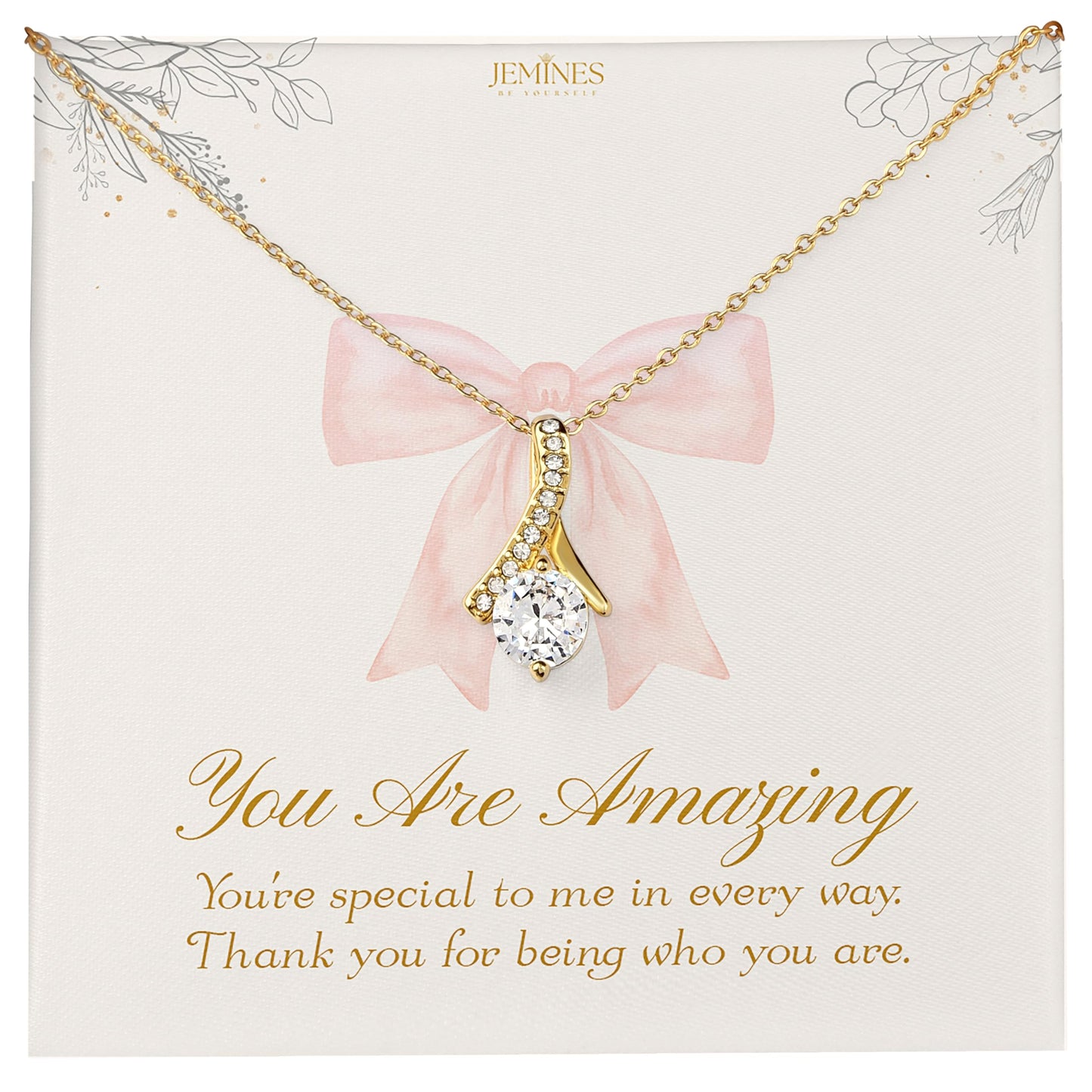 Alluring Beauty Gold Necklace Elegant Gifts