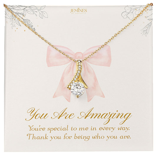 Alluring Beauty Gold Necklace Elegant Gifts