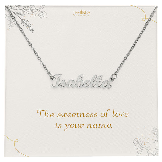 Custom Name Necklace Elegant Gifts