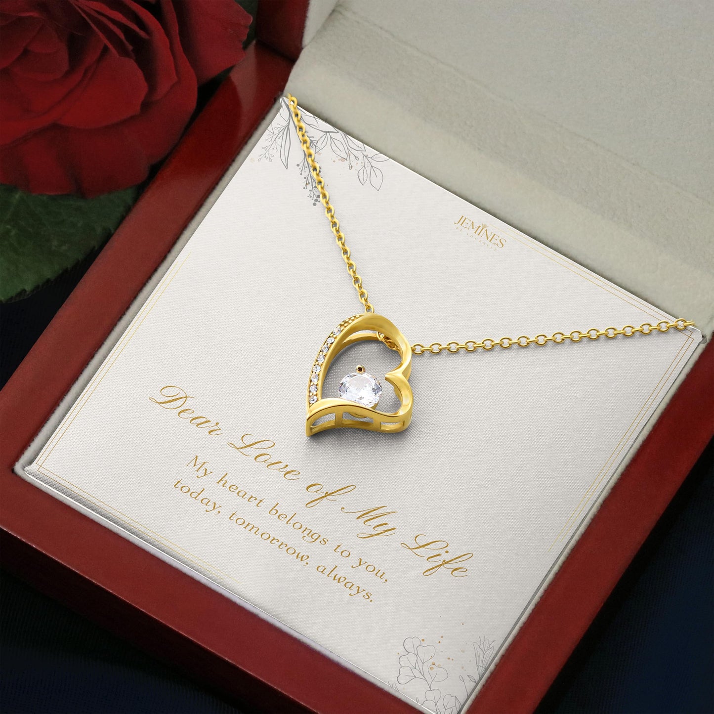 Forever Love Gold Necklace Elegant Gifts