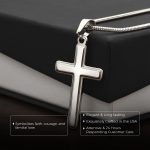 JEMINES Godmother Catholic Proposal Cross Necklace Gifts