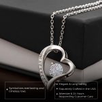 JEMINES Dear Mom Forever Love Necklace Funny Gifts Idea