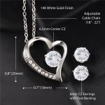 JEMINES Stepdaughter Forever Love Necklace Set Gifts