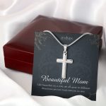 JEMINES Godmother Catholic Proposal Cross Necklace Gifts