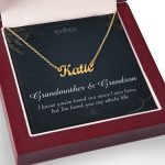 JEMINES Grandma Mother's Day Custom Name Gold Necklace