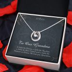 JEMINES Happy Retirement Grandma Lucky In Love Necklace