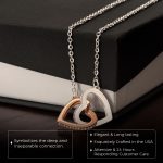 JEMINES Goddaughter Interlocking Hearts Necklace Gifts