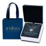 JEMINES Its Okay Encouraging Cheer Up Love Knot Necklace