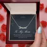 JEMINES Mom Long Distance Custom Name Necklace Gifts