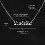 JEMINES Confirmation Daughter Custom Name Necklace Gifts