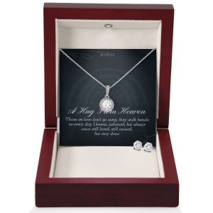 JEMINES Mother Miscarriage Eternal Hope Necklace Set Gifts