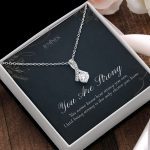 JEMINES Personalized Message Card Necklace Unique Gifts