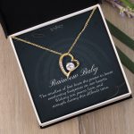 JEMINES Personalized Message Card Necklace Unique Gifts