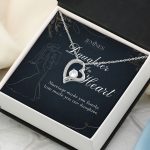 JEMINES Personalized Message Card Necklace Unique Gifts