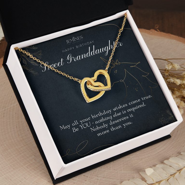 JEMINES Personalized Message Card Necklace Unique Gifts