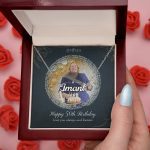 JEMINES Personalized Photo Song Lyric Name Necklace Gifts