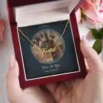 JEMINES Personalized Photo Song Lyric Name Necklace Gifts