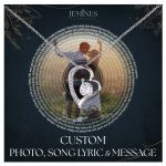 JEMINES Personalized Song Lyric with Photo Necklace Gifts