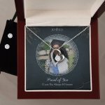 JEMINES Personalized Song Lyric with Photo Necklace Gifts