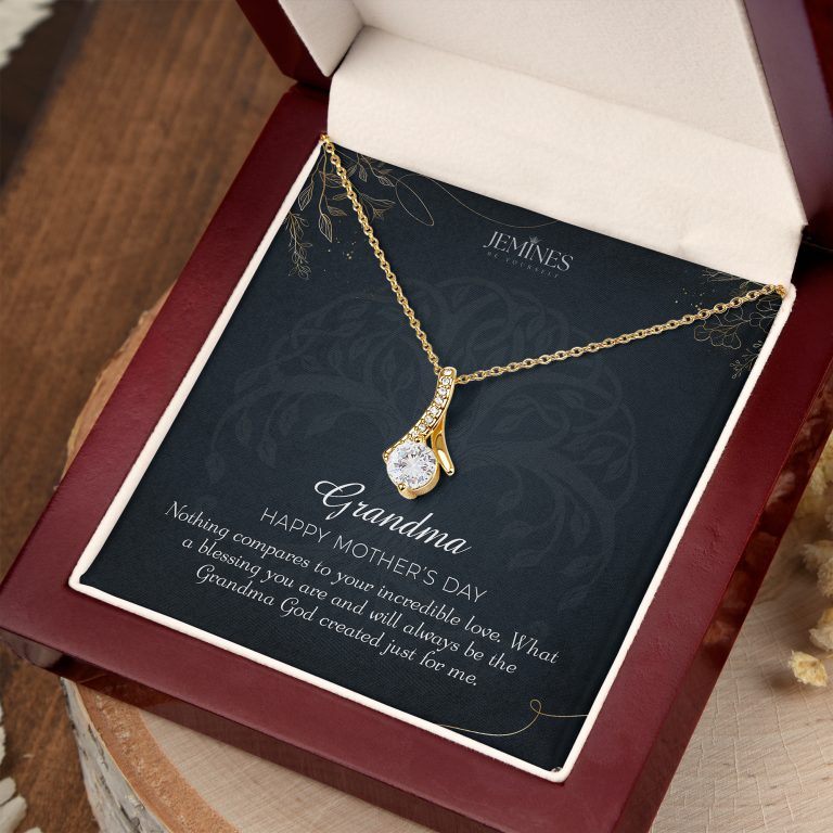 JEMINES Querida Abuela Spanish Alluring Gold Necklace