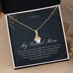 JEMINES Second Mom Appreciation Alluring Gold Necklace Gifts