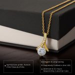 JEMINES Second Mom Appreciation Alluring Gold Necklace Gifts