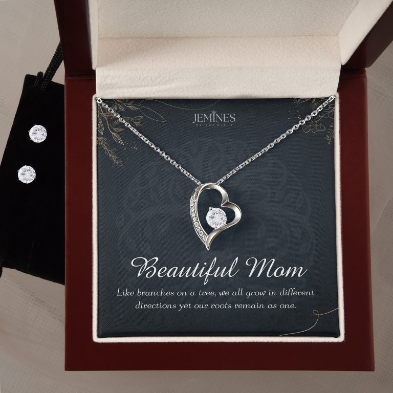 JEMINES Tree of Life Mother Forever Love Necklace Set Gifts