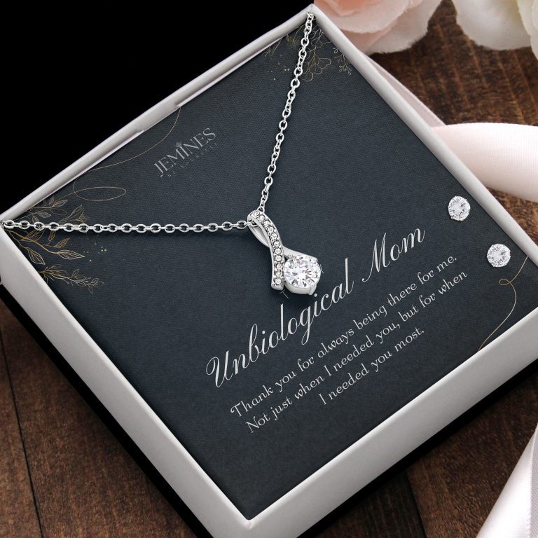 JEMINES Unbiological Mom Alluring Beauty Necklace Set Gifts