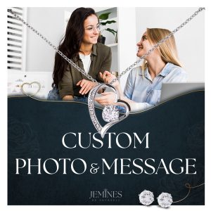 JEMINES Personalized Memories Photo Necklace Unique Gifts