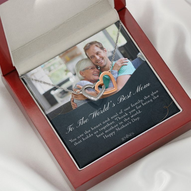 JEMINES Personalized Memories Photo Necklace Unique Gifts