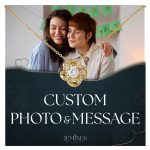 JEMINES Personalized Memories Photo Necklace Unique Gifts