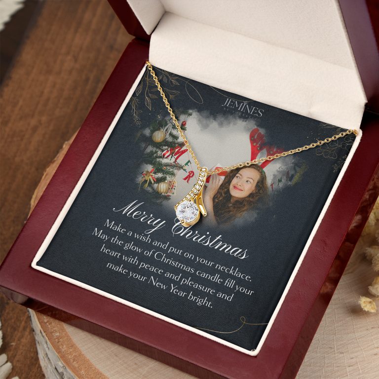 JEMINES Personalized Memories Photo Necklace Unique Gifts