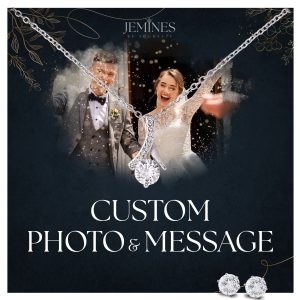 JEMINES Personalized Memories Photo Necklace Unique Gifts