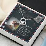 JEMINES Personalized Photo Letter Necklace Unique Gifts