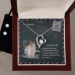 JEMINES Personalized Photo Letter Necklace Unique Gifts