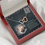 JEMINES Personalized Photo Letter Necklace Unique Gifts