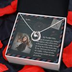 JEMINES Personalized Photo Letter Necklace Unique Gifts