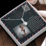 JEMINES Personalized Photo Letter Necklace Unique Gifts