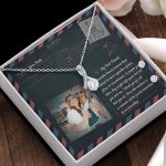 JEMINES Personalized Photo Letter Necklace Unique Gifts