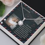 JEMINES Personalized Photo Letter Necklace Unique Gifts