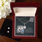 JEMINES Personalized Photo Letter Necklace Unique Gifts