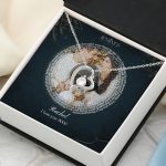 JEMINES Personalized Song Lyric with Photo Necklace Gifts