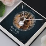 JEMINES Personalized Song Lyric with Photo Necklace Gifts