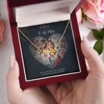 JEMINES Personalized Sweet Photo Name Necklace Gifts