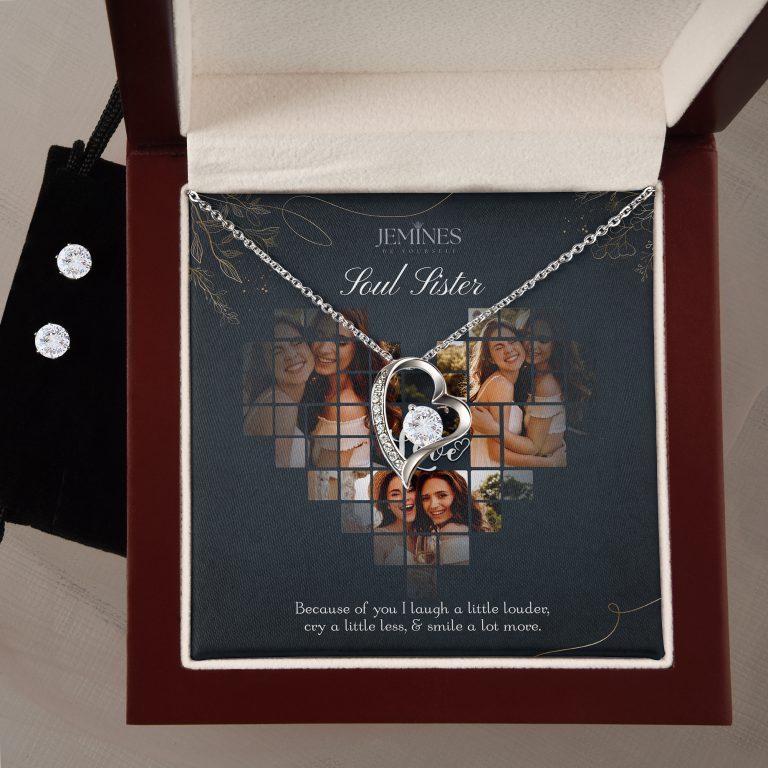 JEMINES Personalized Sweet Photo Necklace Unique Gifts